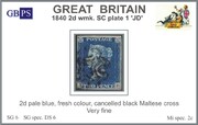 1840 2d PL1 (JD) DS6 pale blue A4
