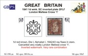 1841 1d PL29 (LI) BS 18°c,ua red-brown (wmk.inv.,MC'1') PRODÁNO