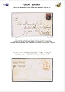 1841 1d PL33 (RH) BS22c(1) red-brown (RRc,MC) ADM21 PRODÁNO