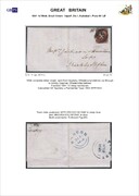 1841 1d PL64 (LE) BS 53(4) deep red-brown (25) AD113 PRODÁNO