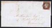 1841 1d PL66 (SJ) BS 55c pale red-brown (worn) (MSW) D PRODÁNO