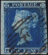 1841 2d PL4 (FA) ES 14 blue...