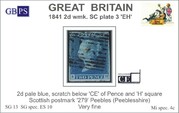 1841 2d PL3 (EH) ES 10 pale blue PRODÁNO