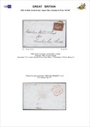 1852 1d PL149 (EK) B 2(4) red-orange (74LDP) AD107 PRODÁNO