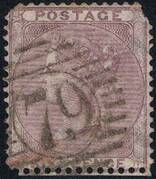 1856 6d PL1 SG 68b (slate) lilac wmk.EM TCP (ECD79)  PRODÁNO