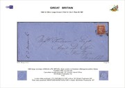 1864 1d PL96 (MD) G1(1) rose-red wmk.LCII (45,45LIO) D AD27