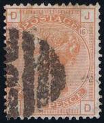 1876 4d PL15 (JD) J62 vermilion wmk.L.Garter PRODÁNO