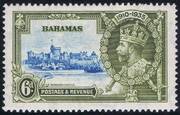 BAHAMAS 1935 SG143g. 6d (dot to left of chapel) UM PRODÁNO