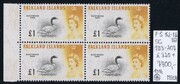 FALKLAND 1960-66 SG 193-207 0,5d-1Ł wmk.MECCA perf.13,5 UM
