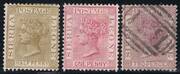 SIERRA LEONE 1883 SG23-25 0,5d-2d WCA P14
