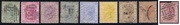 SIERRA LEONE 1884-91 SG27-34 0,5d-1s WCA P14